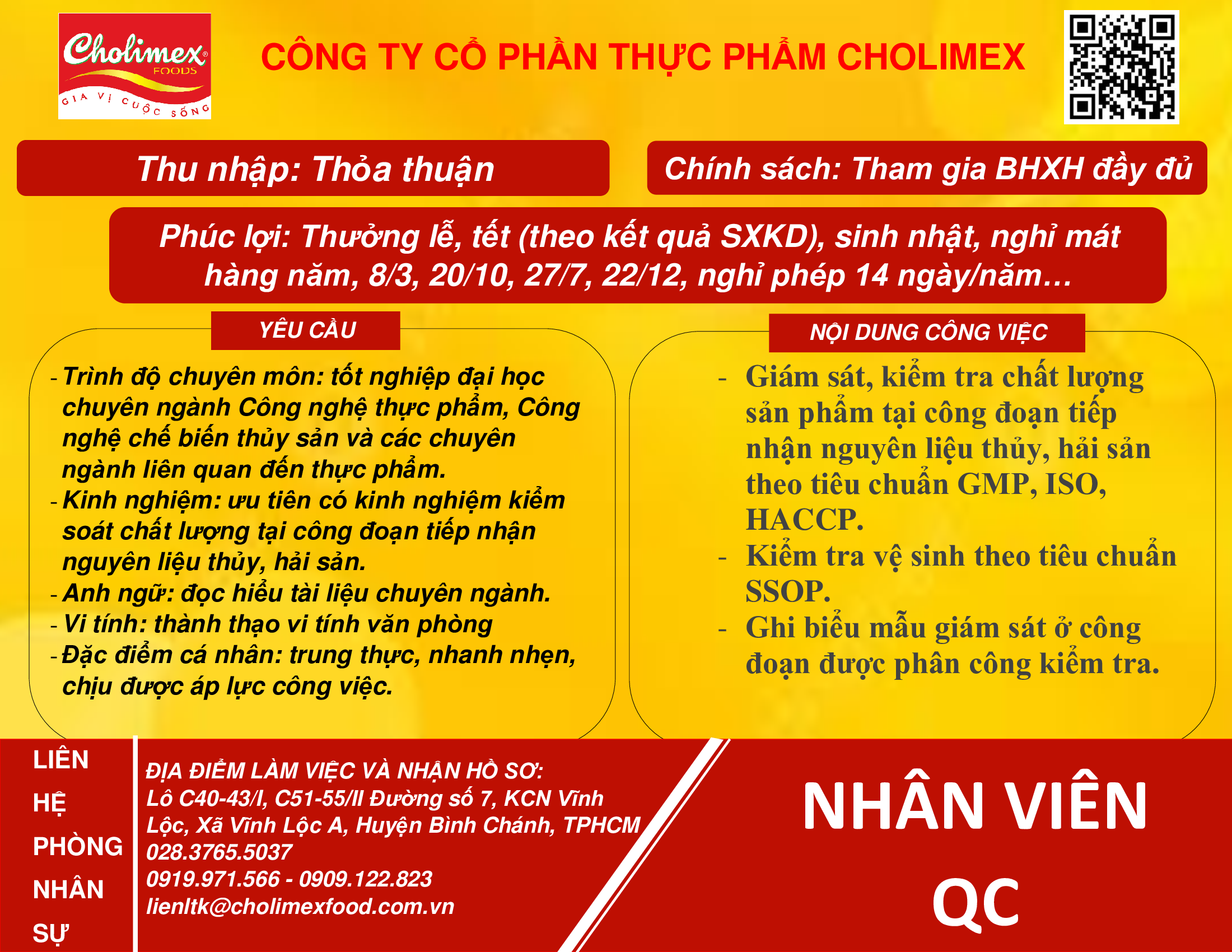 QUẢN LÝ CHẤT LƯỢNG THỰC PHẨM TẠI HỒ CHÍ MINH